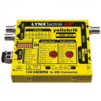 LYNX Technik Yellobrik CHD 1412 UHD 4K HDMI to 12G-SDI Converter